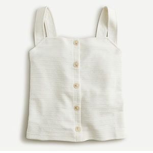 ❤️… Jcrew Natural Texture Skinny Strap Top